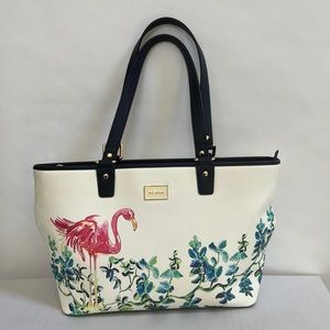 St. John Flamingo Tote